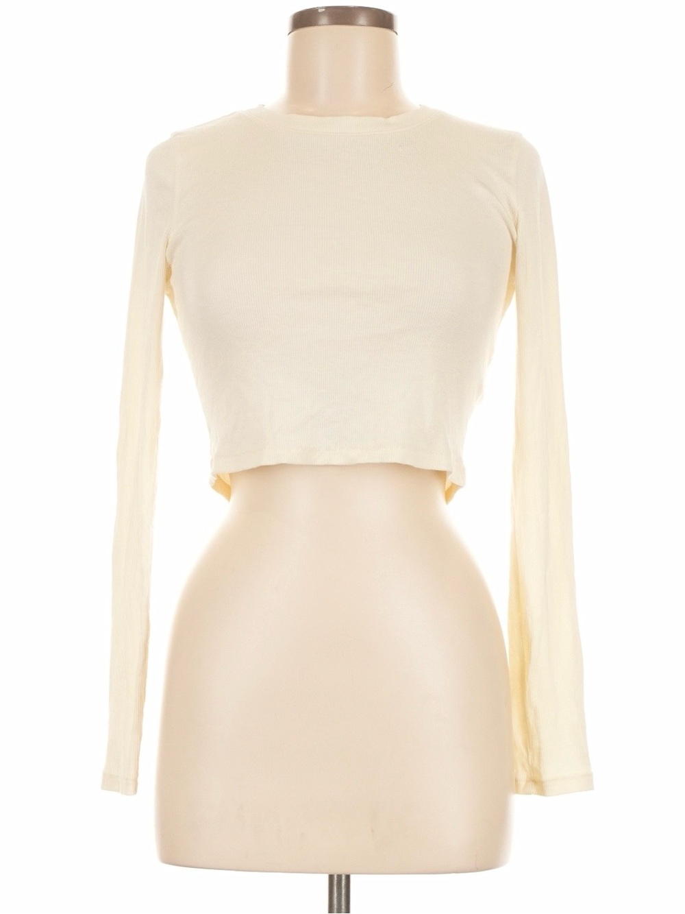 Madewell Long-Sleeve Crop Top Size L